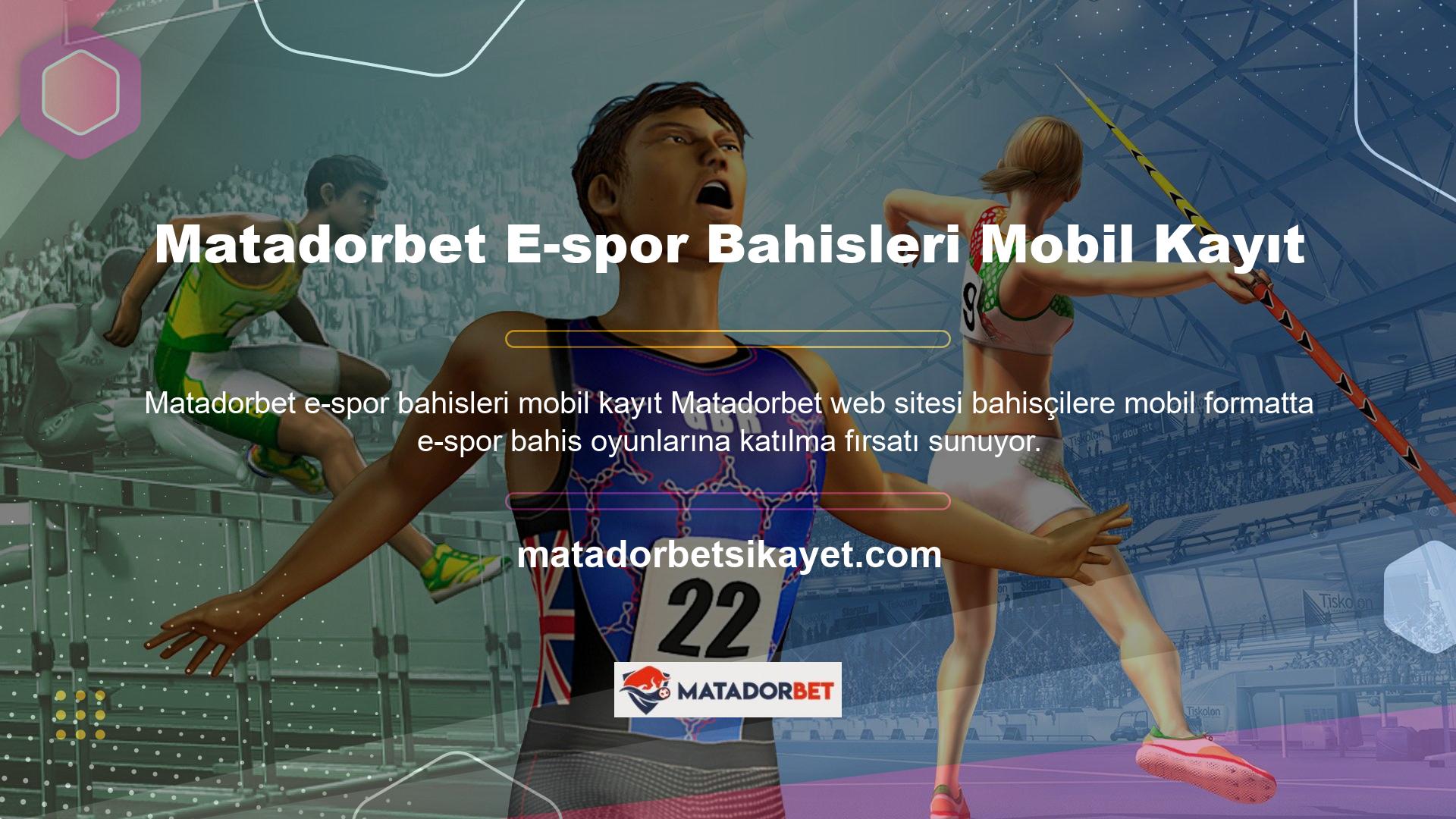 Matadorbet Login Mobile cihazı, Matadorbet canlı e-spor bahis oyunlarını mobil kayıt kullanarak etkili bir şekilde oynamanın çok kolay bir yolunu sunuyor